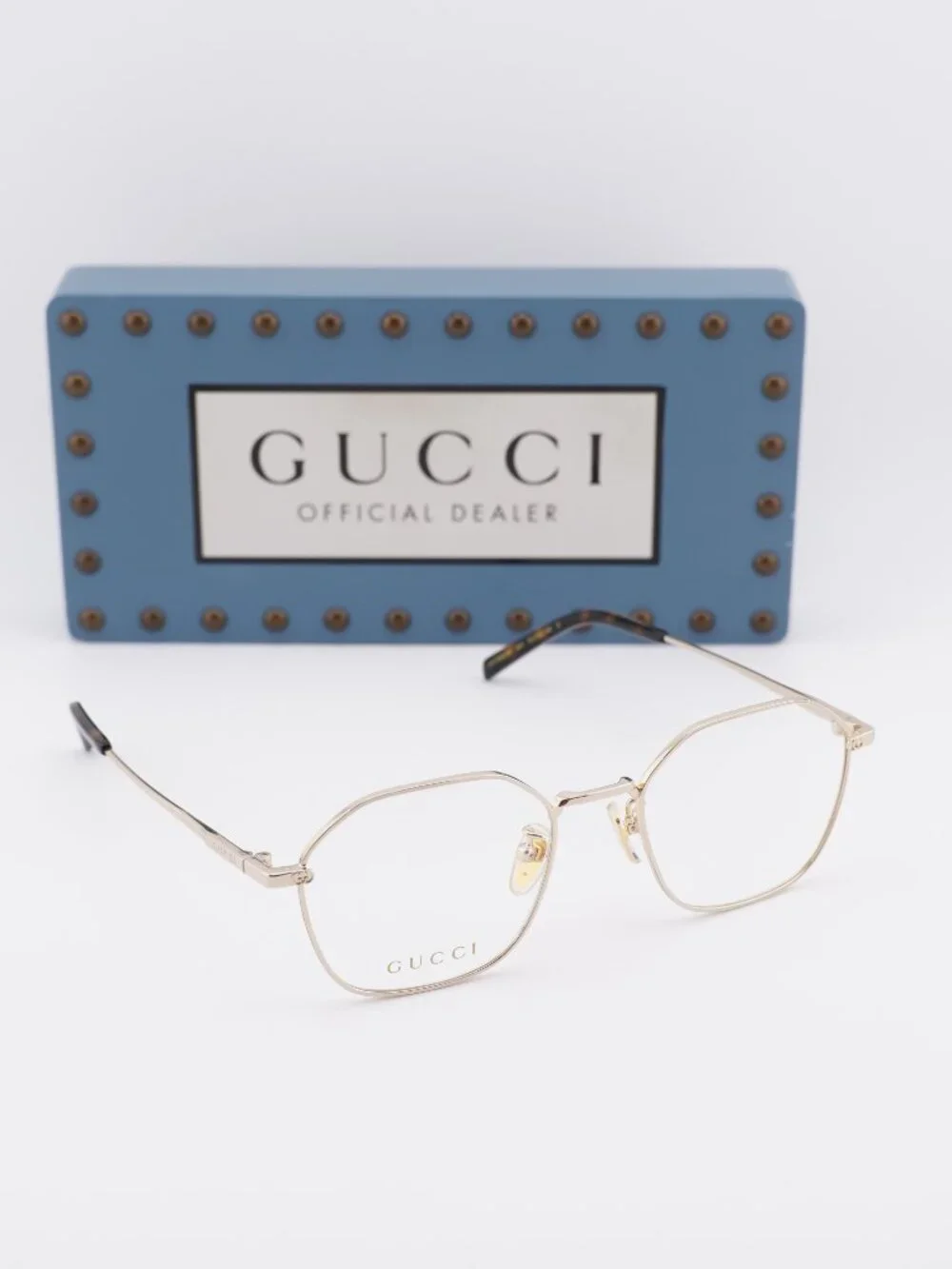 Gucci GG1956OK 001 Square Eyeglasses 51mm - Gold